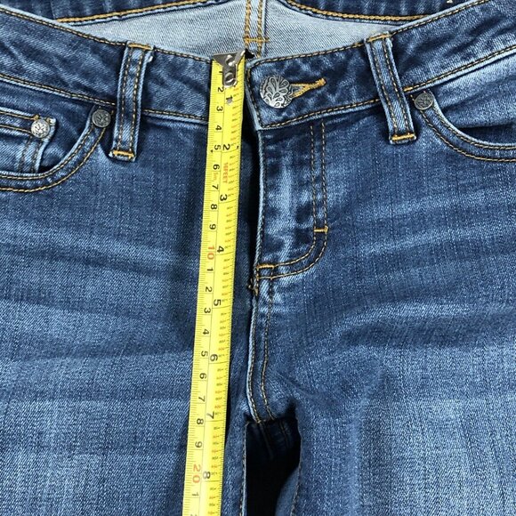 PrAna Jeans Womens Size 2 26 Light Wash Denim Low Rise Skinny Casual Gorpcore - Picture 6 of 12